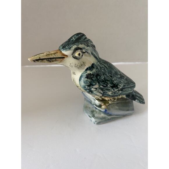 VINTAGE STANGL KINGFISHER BIRD EUC - Picture 1 of 12